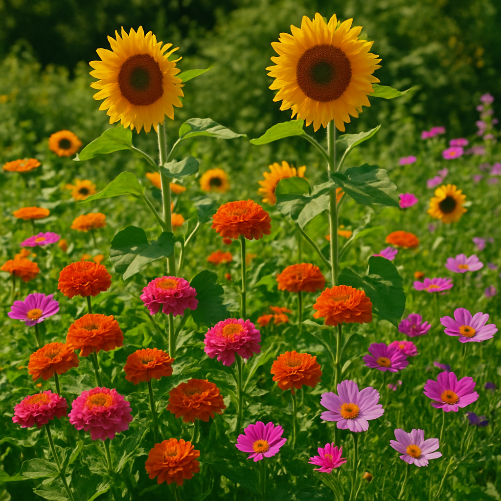 How to Start a Flower Garden Using Organic Seeds