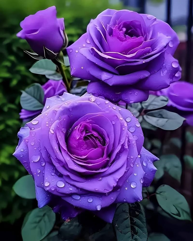Lavender Rose Flower seeds for Planting Shade Tolerant Heirloom & GMO Free Seeds for Home Garden