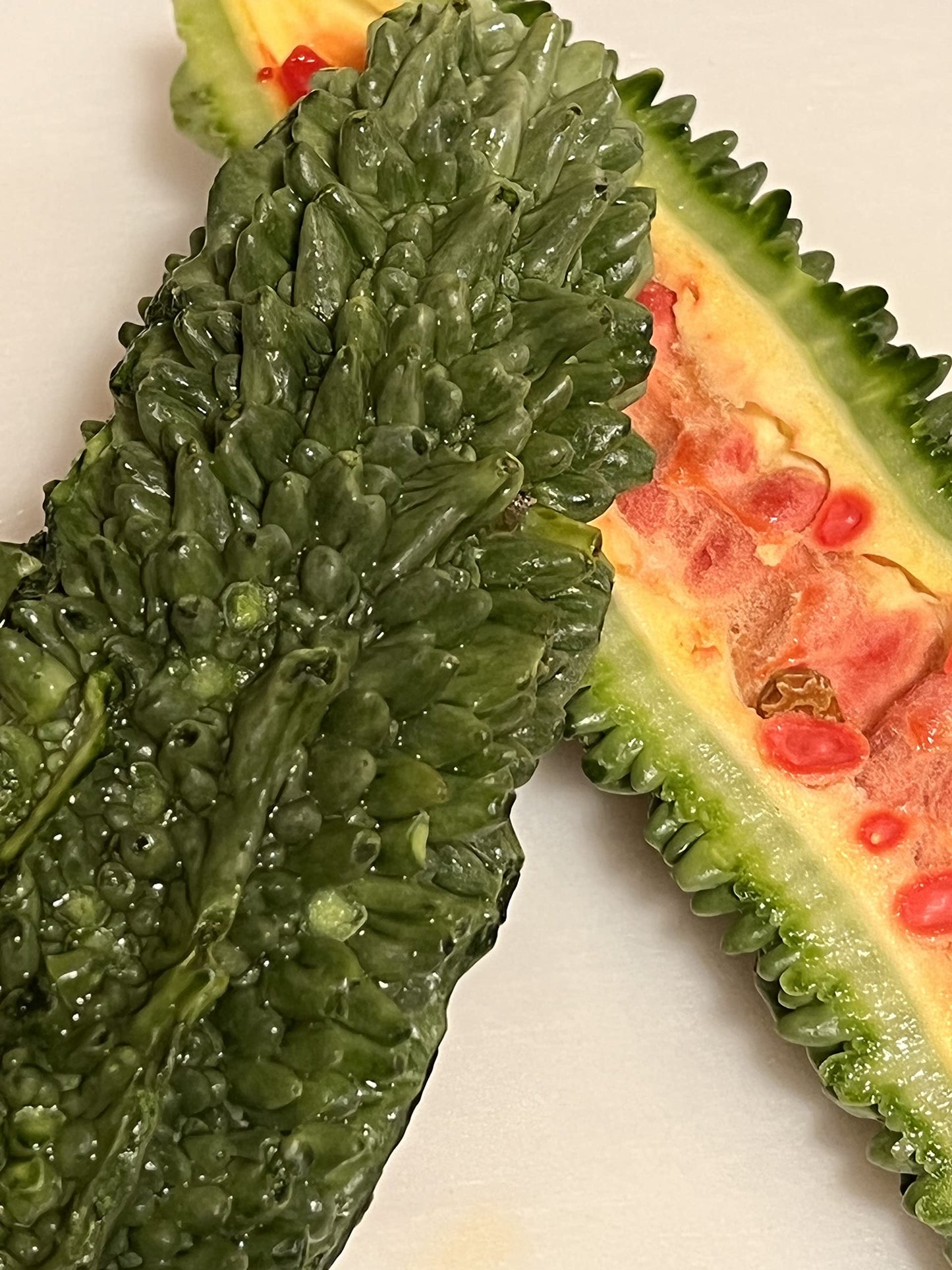 Jade Dunkelgrüne Bittermelonen-Samen
