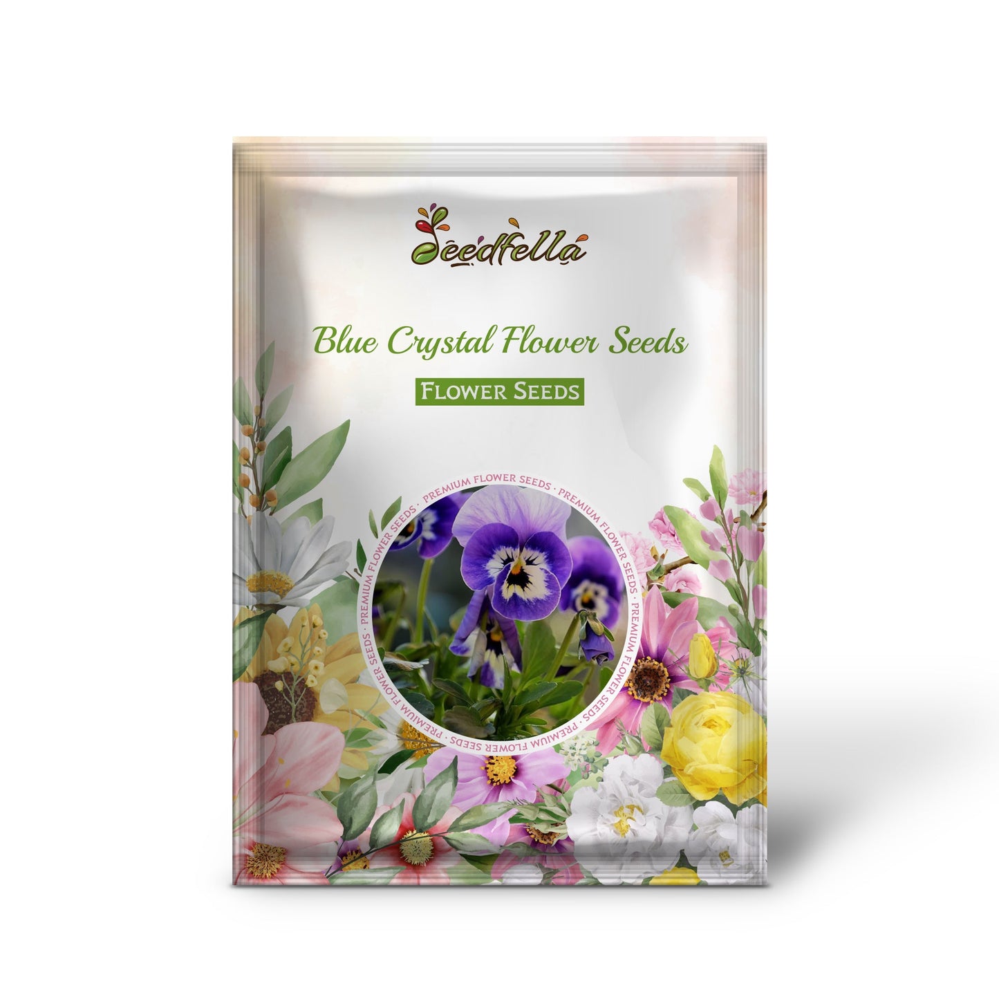 Blue Crystal Flower Seeds - Perfect for Planting