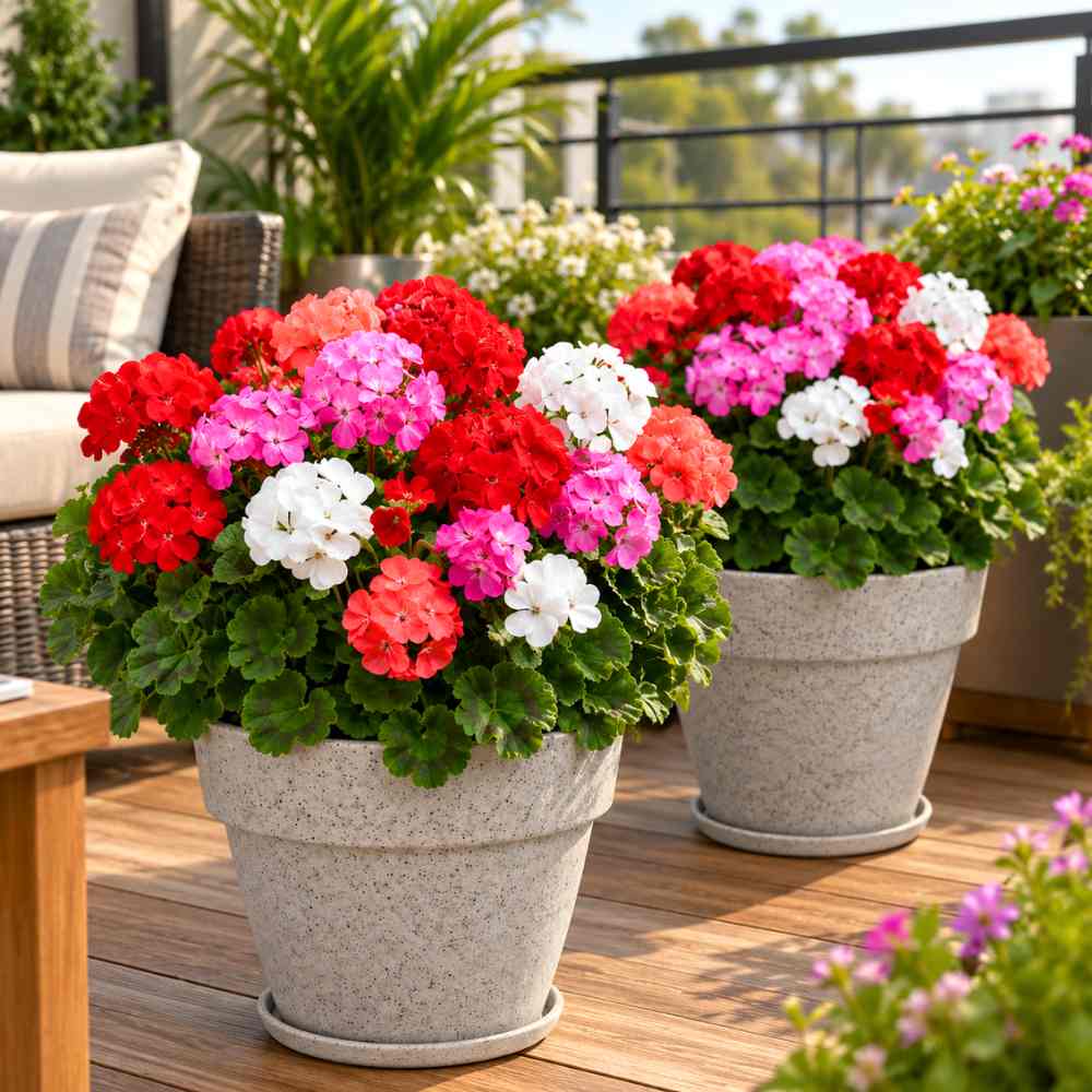 Geranium Flower seeds for Planting - Low Maintenance, Heirloom & GMO Free Seeds for Home Garden