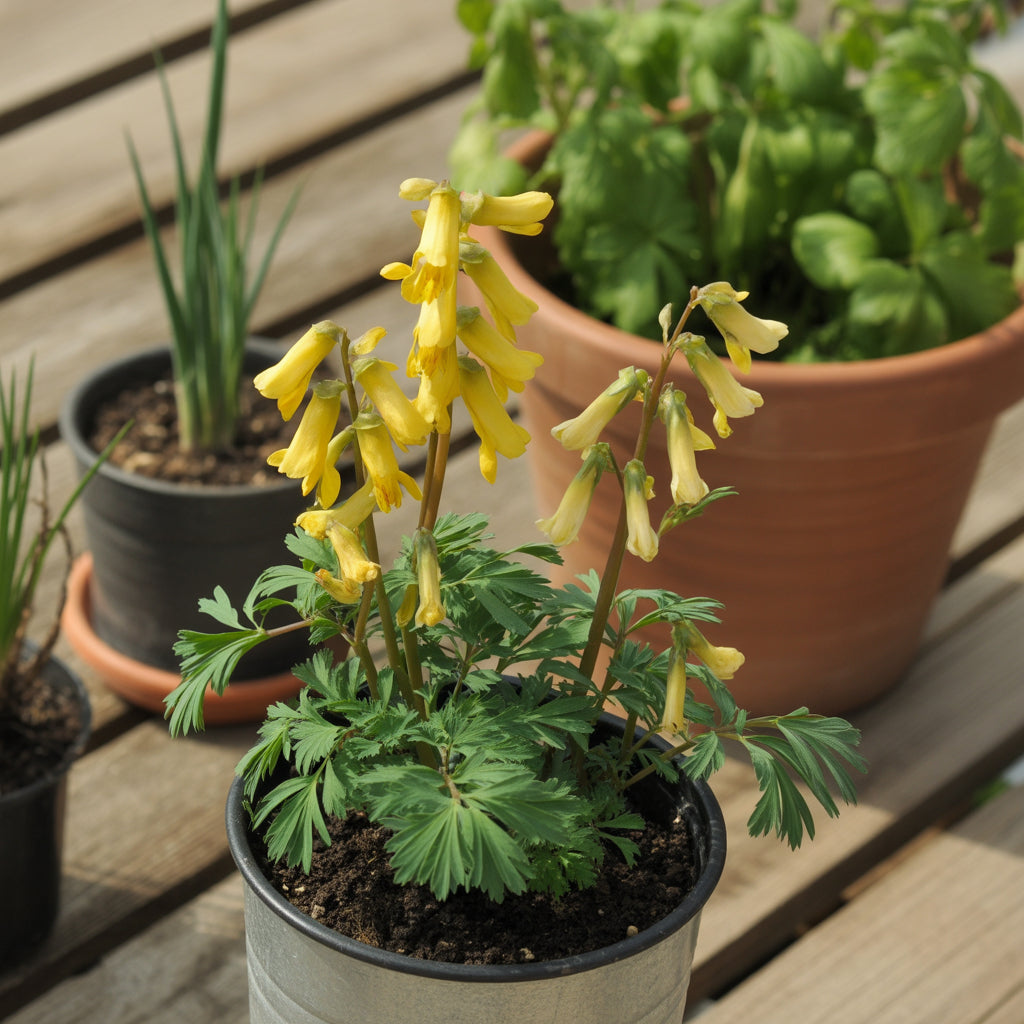 Corydalis Lutea Seeds for Planting Yellow Flower Plant