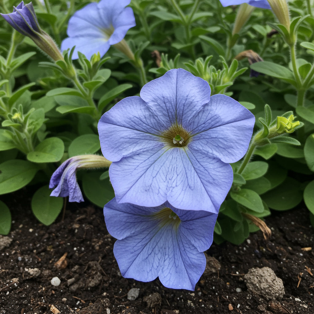 Sky Blue Petunia Flower Seeds Planting
