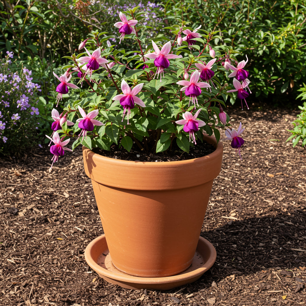 Fuchsia Seeds - Purple Double Petals for Beautiful Garden Planting