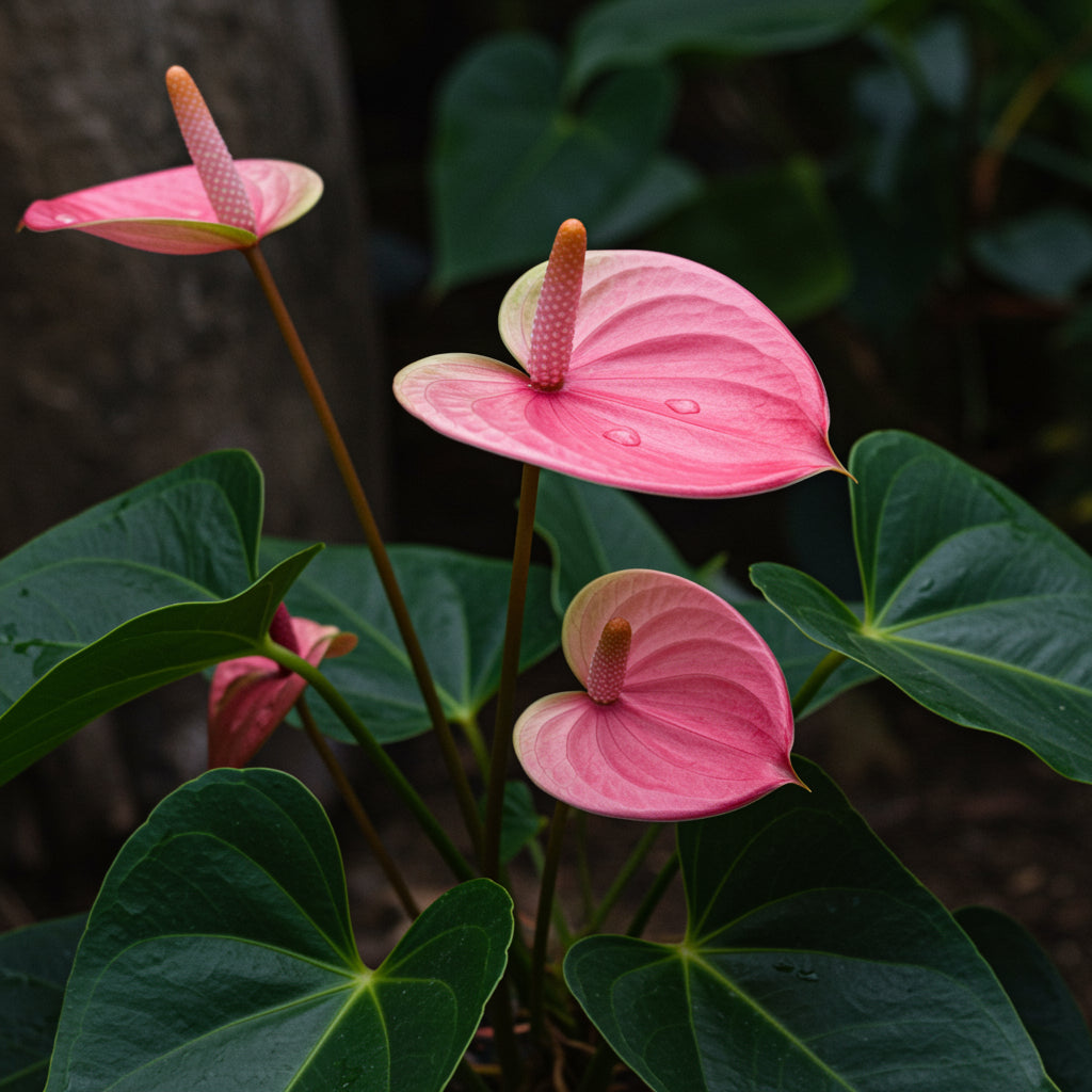 Pale Pink Anthurium Andraeanu Seeds for Planting - Vibrant Blooms for Your Garden