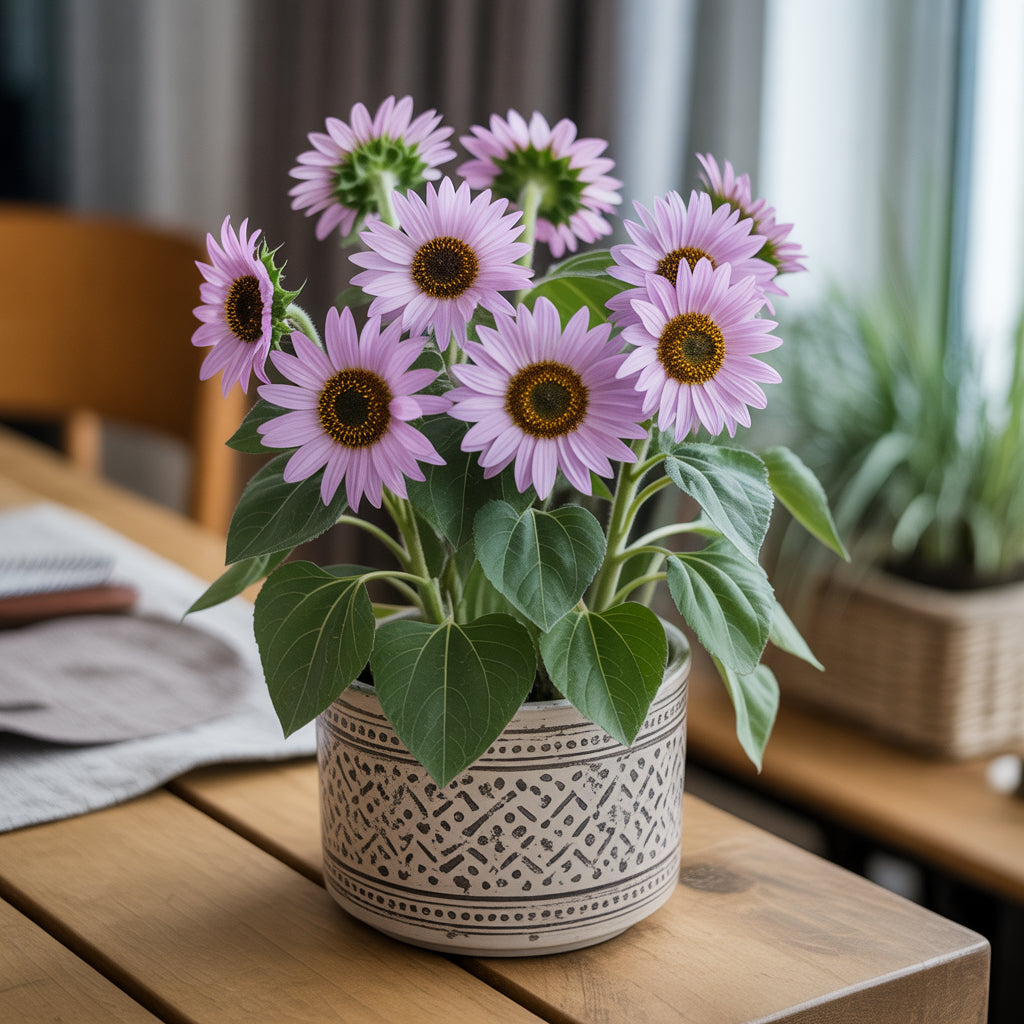 Purple Mini Sunflower Seeds for Planting Grow Your Garden