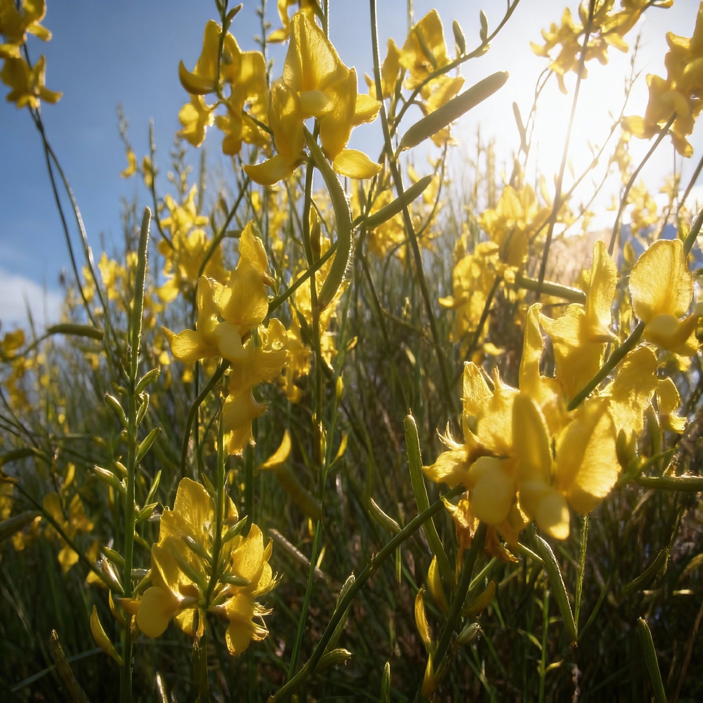Yellow Spartium Junceum Tree Planting Seeds