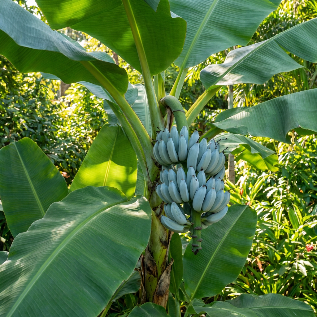Blue Java Banana Fruit Seeds for Planting – Cold Tolerant Tropical Banana Variety for Home Gardens