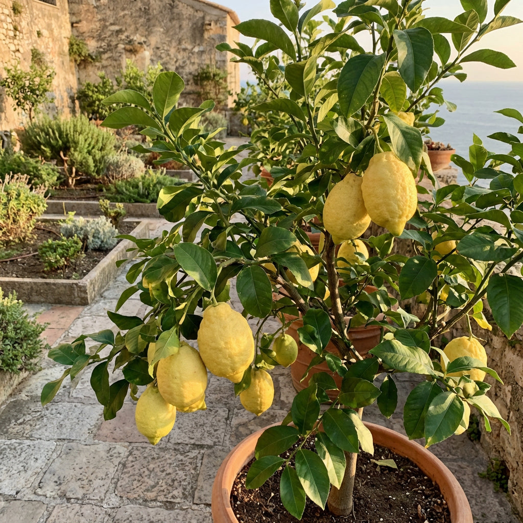 Italian Amalfi Lemon Fruit Seeds for Planting – Mediterranean Citrus Variety