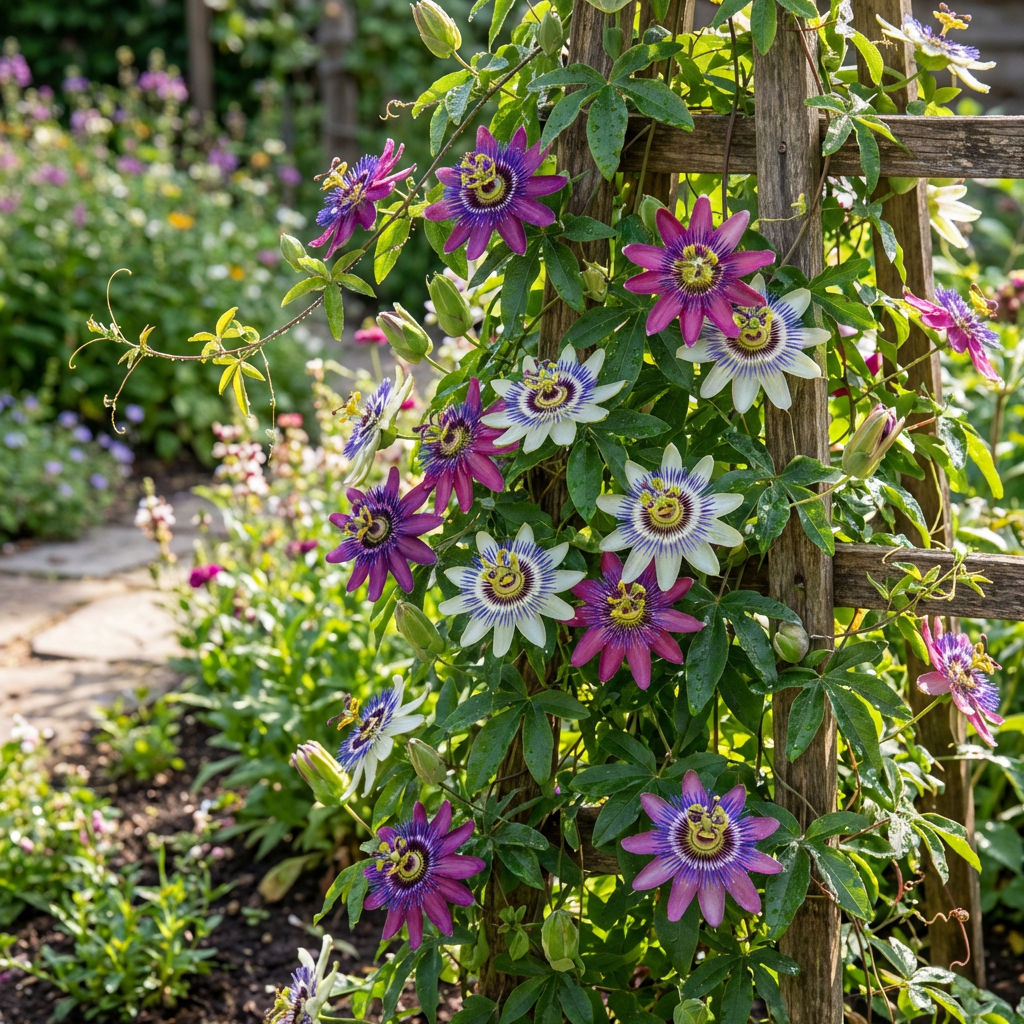color flower seeds Mixed Color Passion Flower Seeds – Non-GMO, Heirloom, High Germination – Pure Asia Seeds