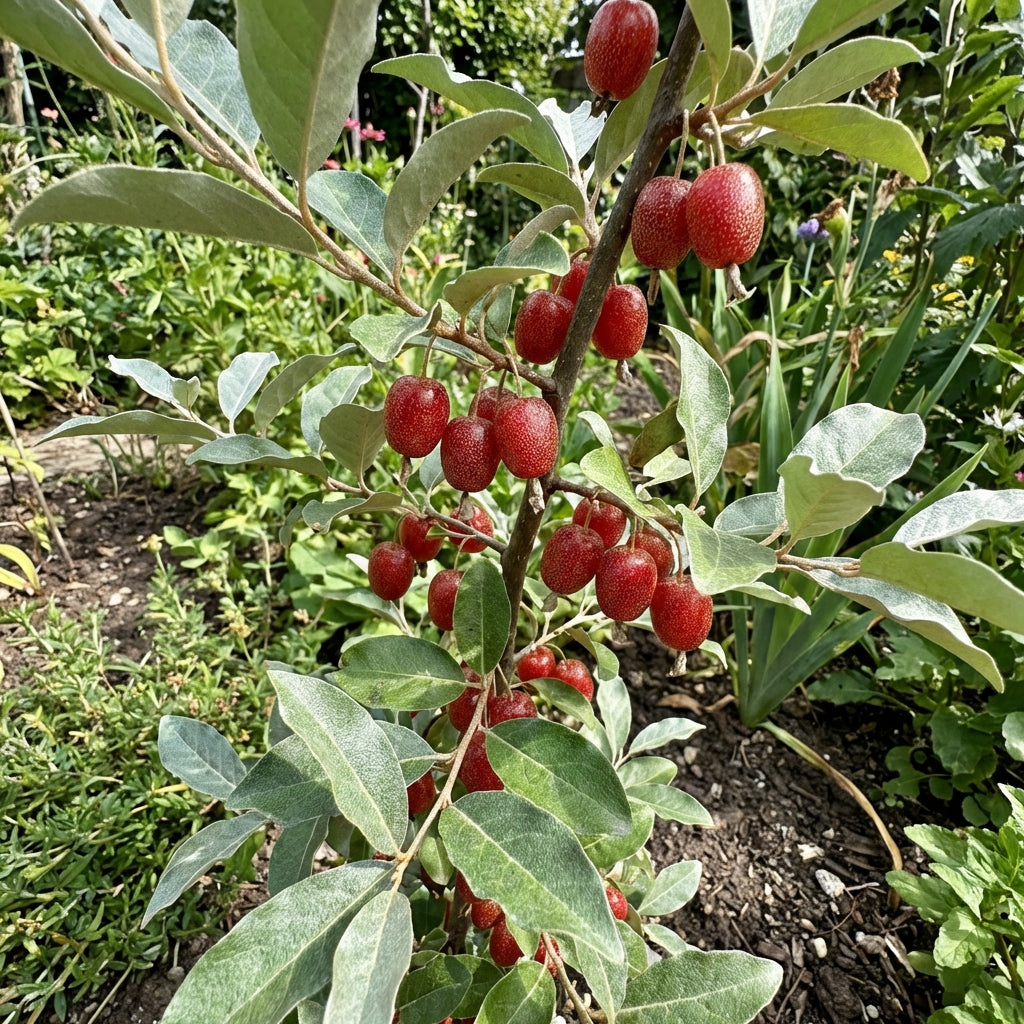 Goumi Berry Fruit Seeds (Elaeagnus multiflora) | Hardy Fruit Shrub Seeds