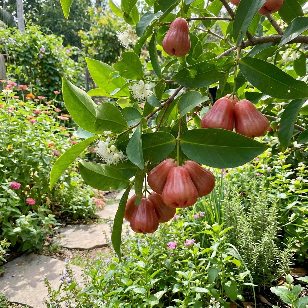 Juicy Rose Apple Seeds – Tropical Fruit Seeds for Home Growing