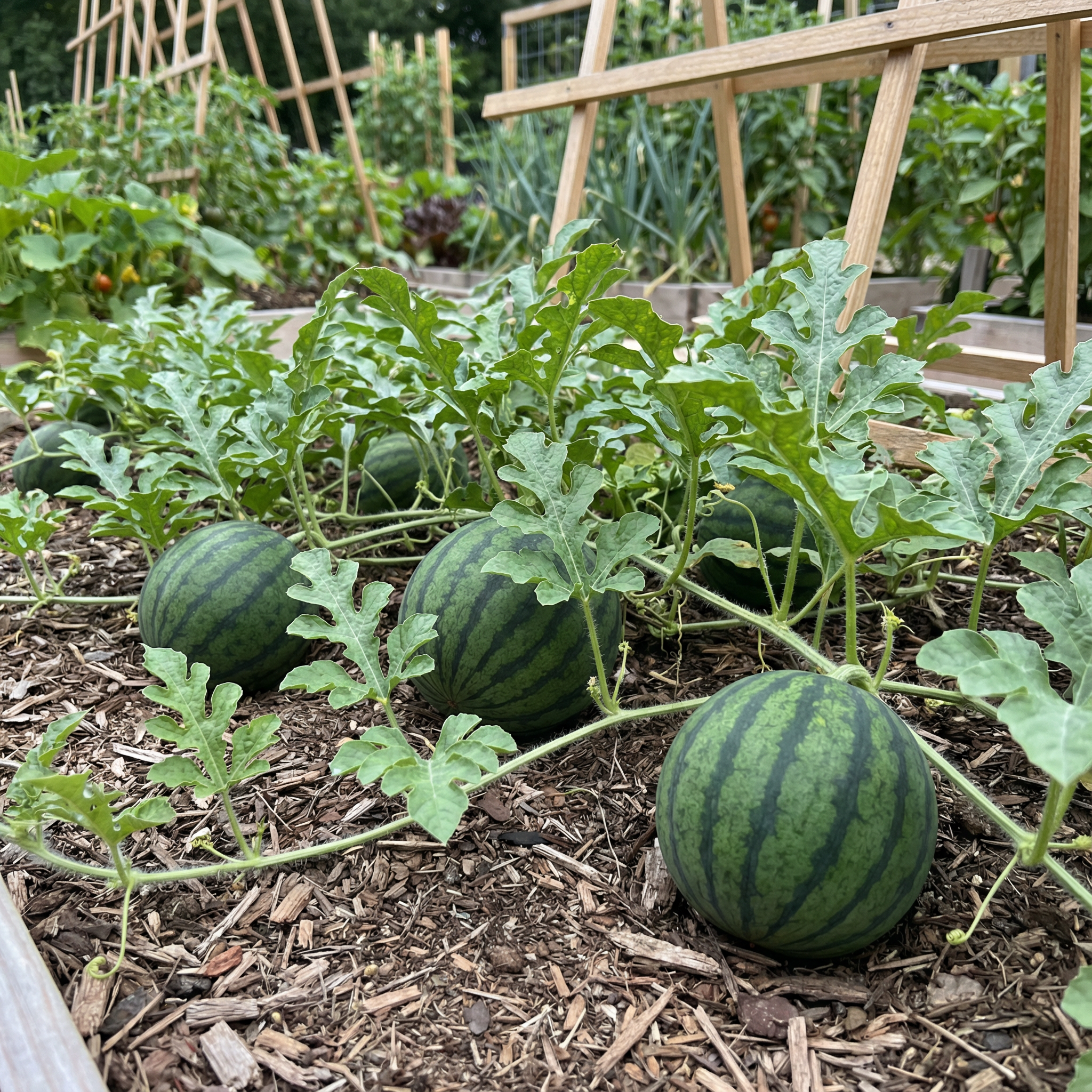 Sf184 Hime Kansen Japanese Icebox Watermelon Seeds Organic Garden