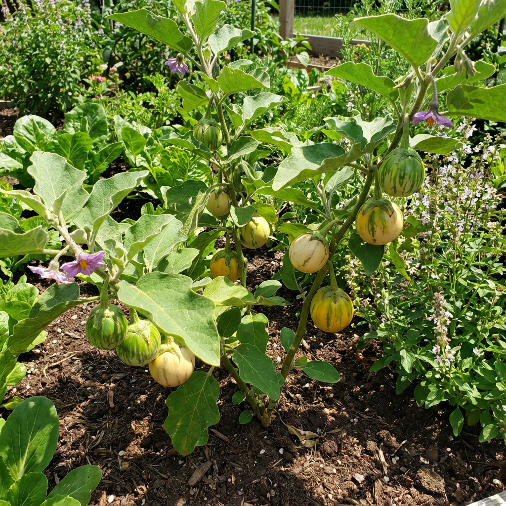 Rare Melon Eggplant Seeds, Flowering Potted Plant, Home Vegetable, and Fruit Tree Seeds