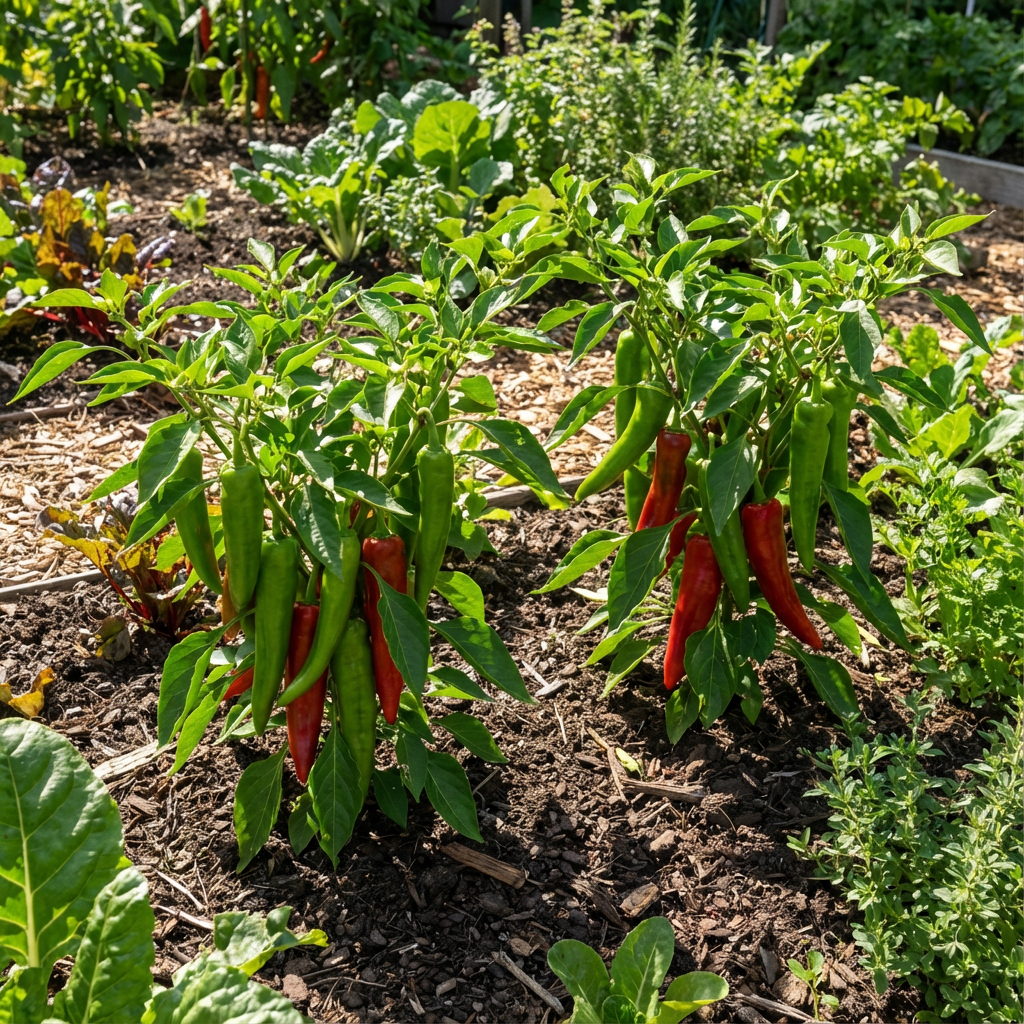 Sweet Marconi Pepper Capsicum annuum Seeds for Planting in Vegetable Patches