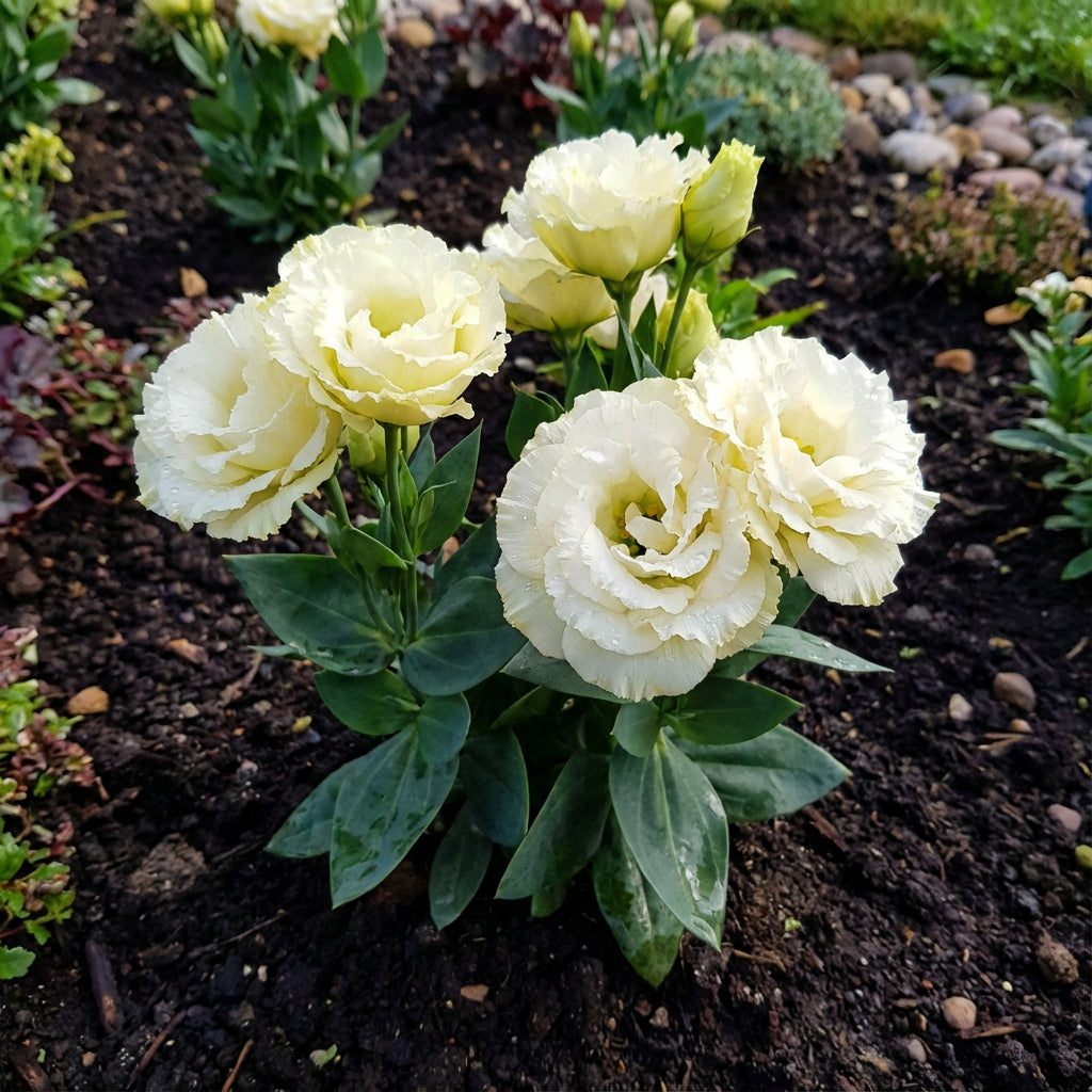 White Eustoma Flower Planting Guide for Thriving Blooms Seeds for Your Dream Garden