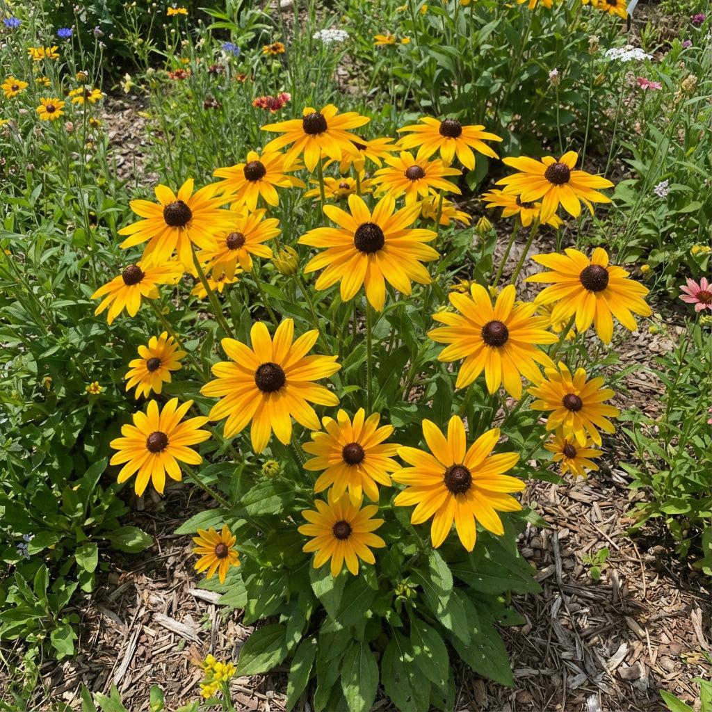 Yellow Black-Eyed Susan Planting Seeds - Bright Garden Blooms