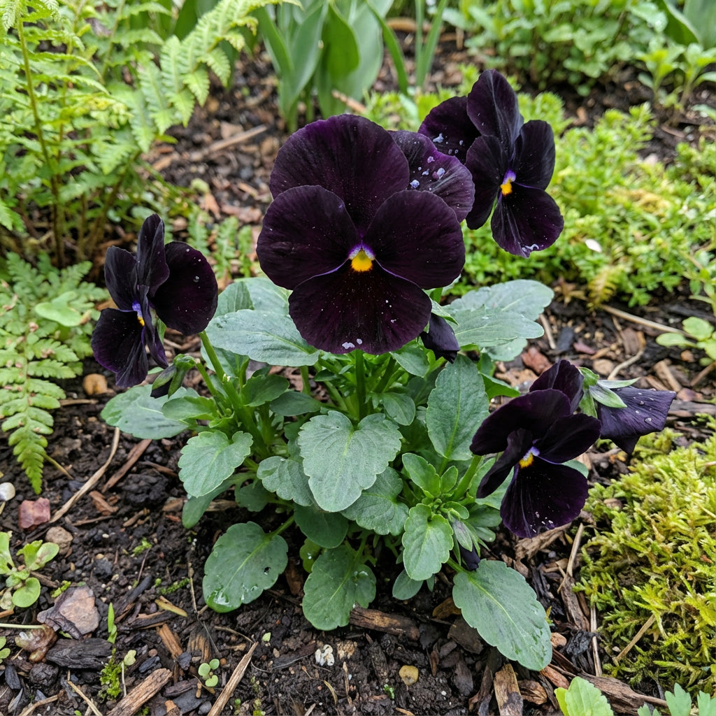 Buy Black Viola Flower Seeds for Easy Planting – Pure Asia Seeds