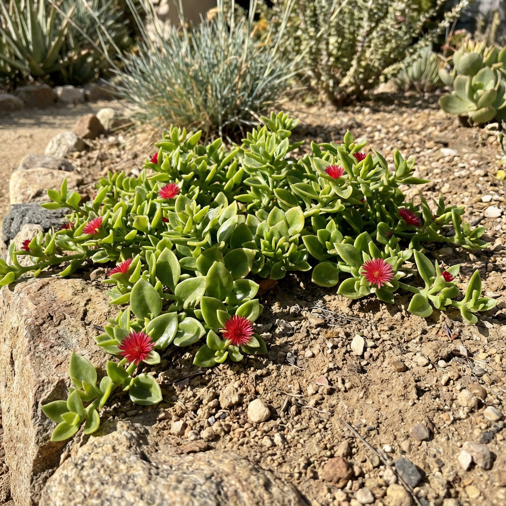 Vibrant Red Aptenia Cordifolia Flower Seeds for Easy Planting
