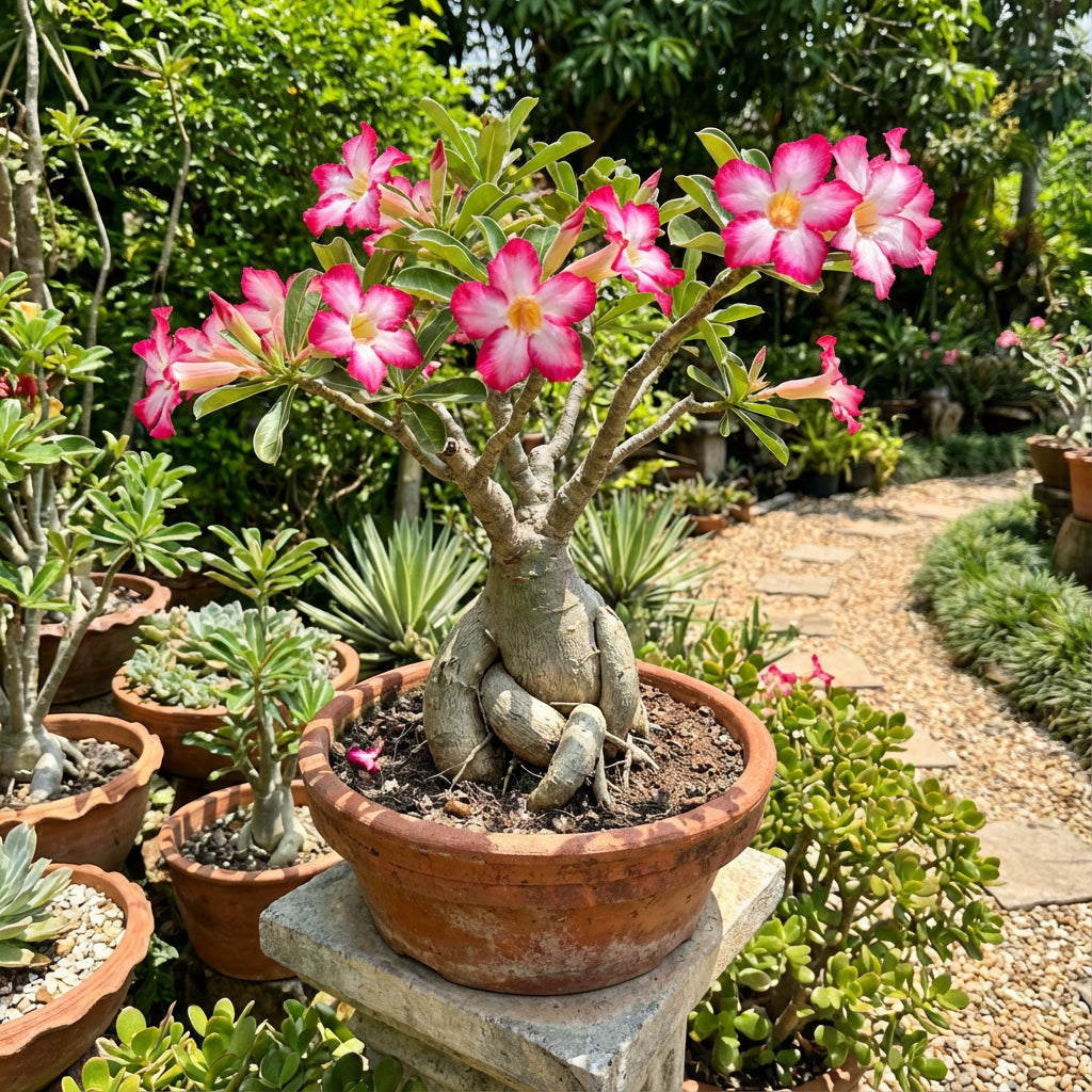 Adenium Bonsai Flower Seeds - Blue Planting