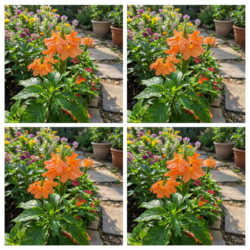 Crossandra Semi Flower Seeds Planting Guide for Vibrant Blooms and Lush Greenery