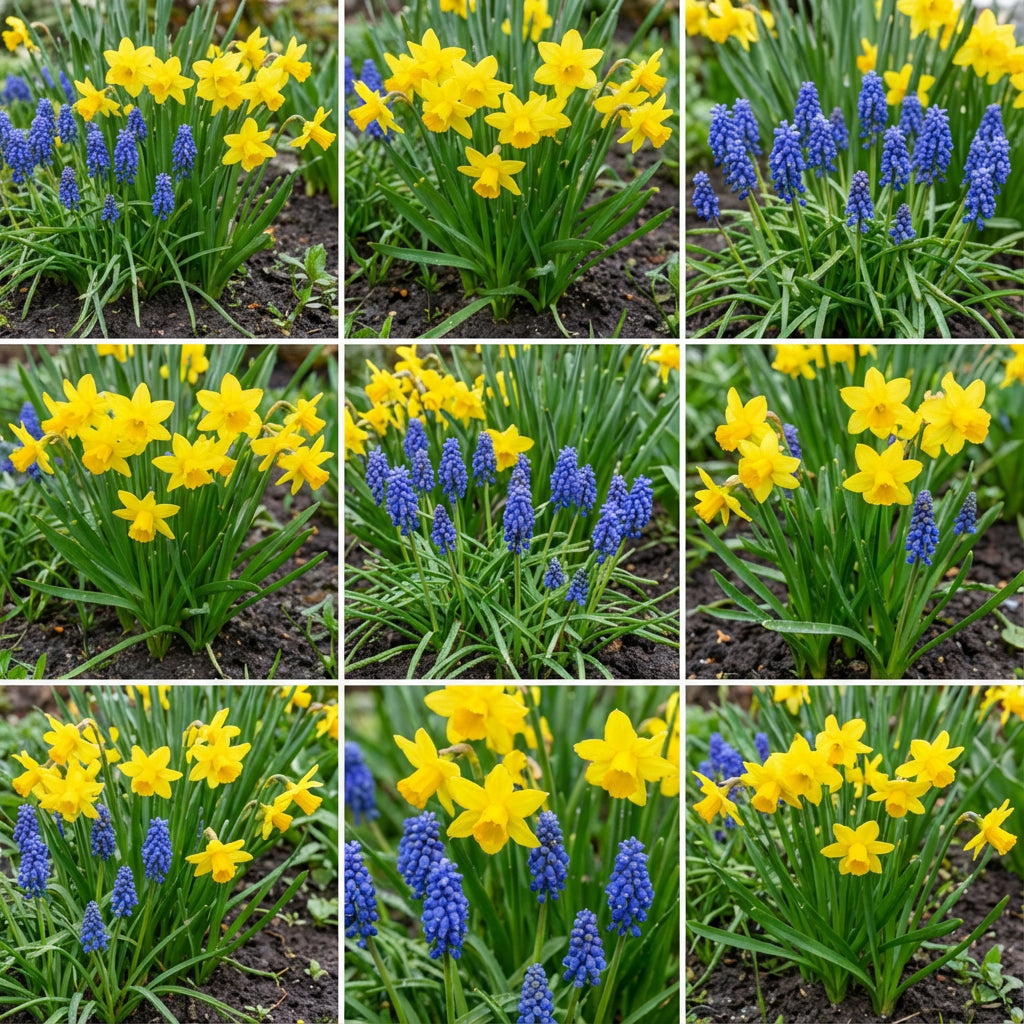 Daffodils Flower Seeds - Blue and Yellow Mix for Garden Planting