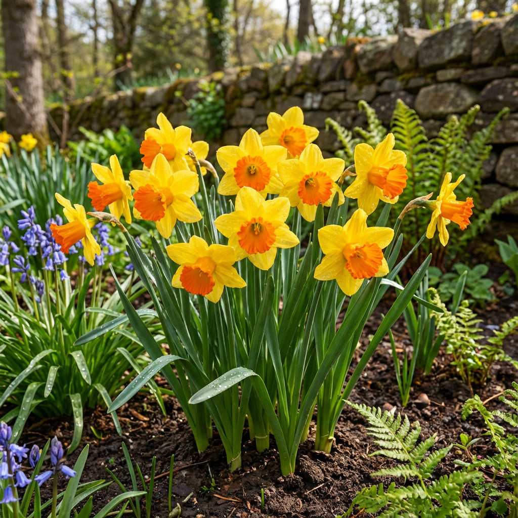 Daffodils Flower Seeds for Planting Bright Orange & Yellow Perennials