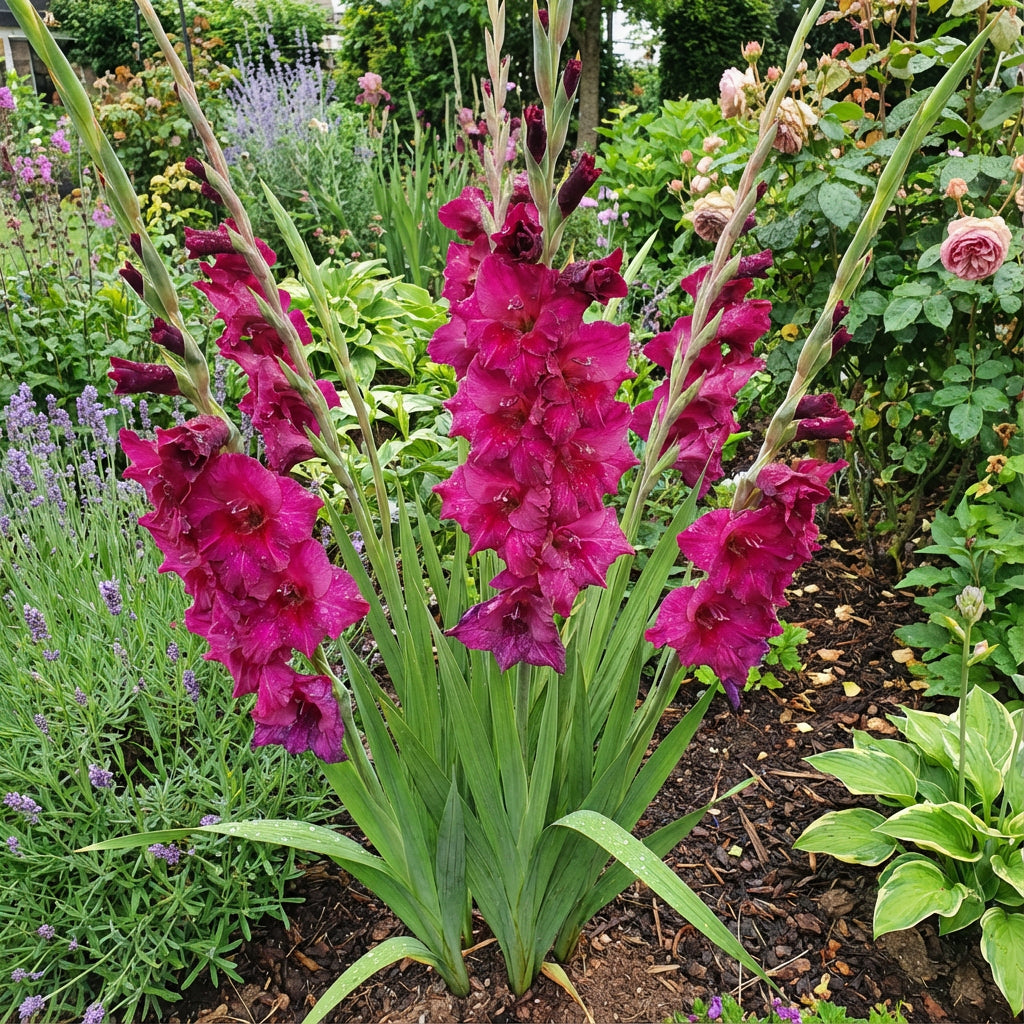 Dark Pink Gladiolus Flower Seeds Perfect for Summer Planting