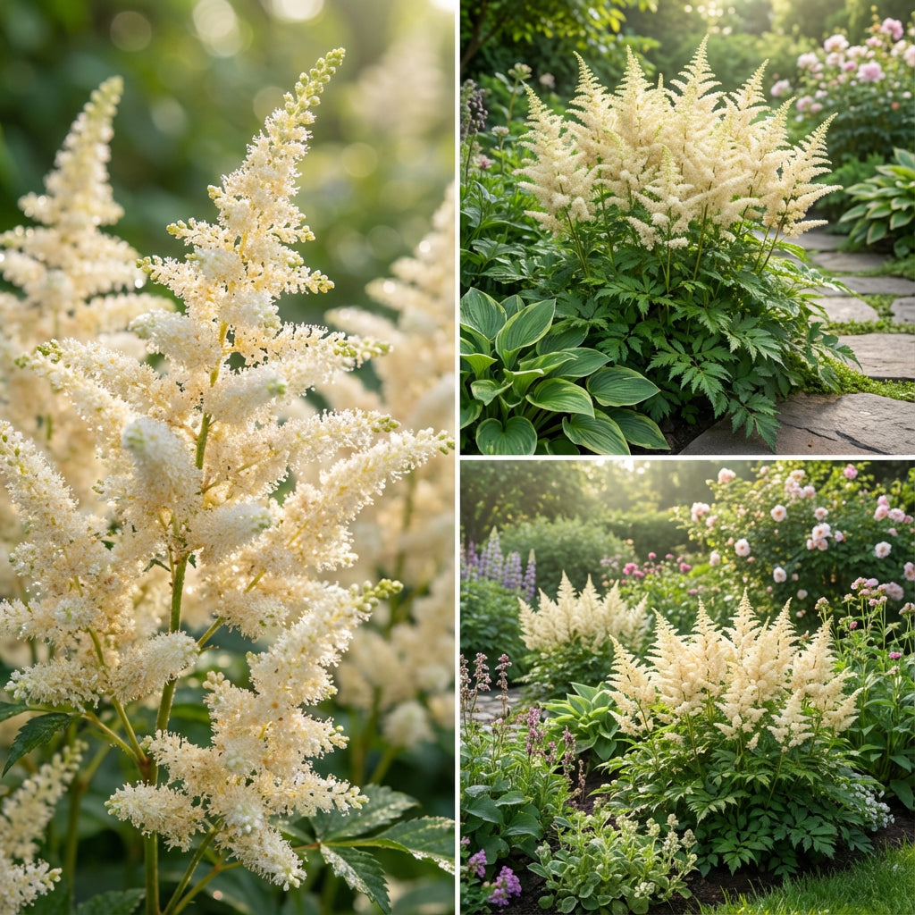 Cream Astilbe Flower Seeds Planting Guide
