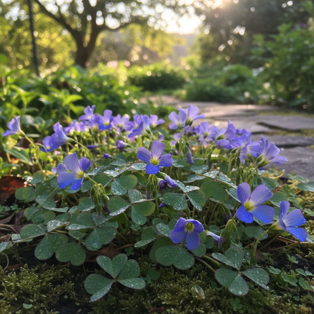 Semillas de Flor de Oxalis Laciniata Azul - Perfectas para Plantar