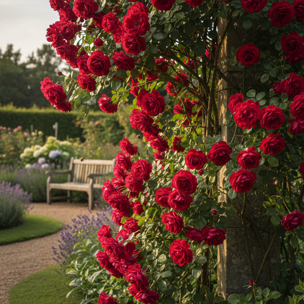 Rosenrote Kletterrose Pflanzensamen