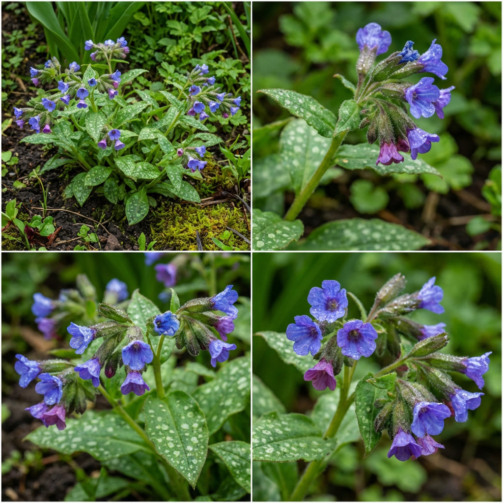Blue Pulmonaria Lungwort Seeds for Planting