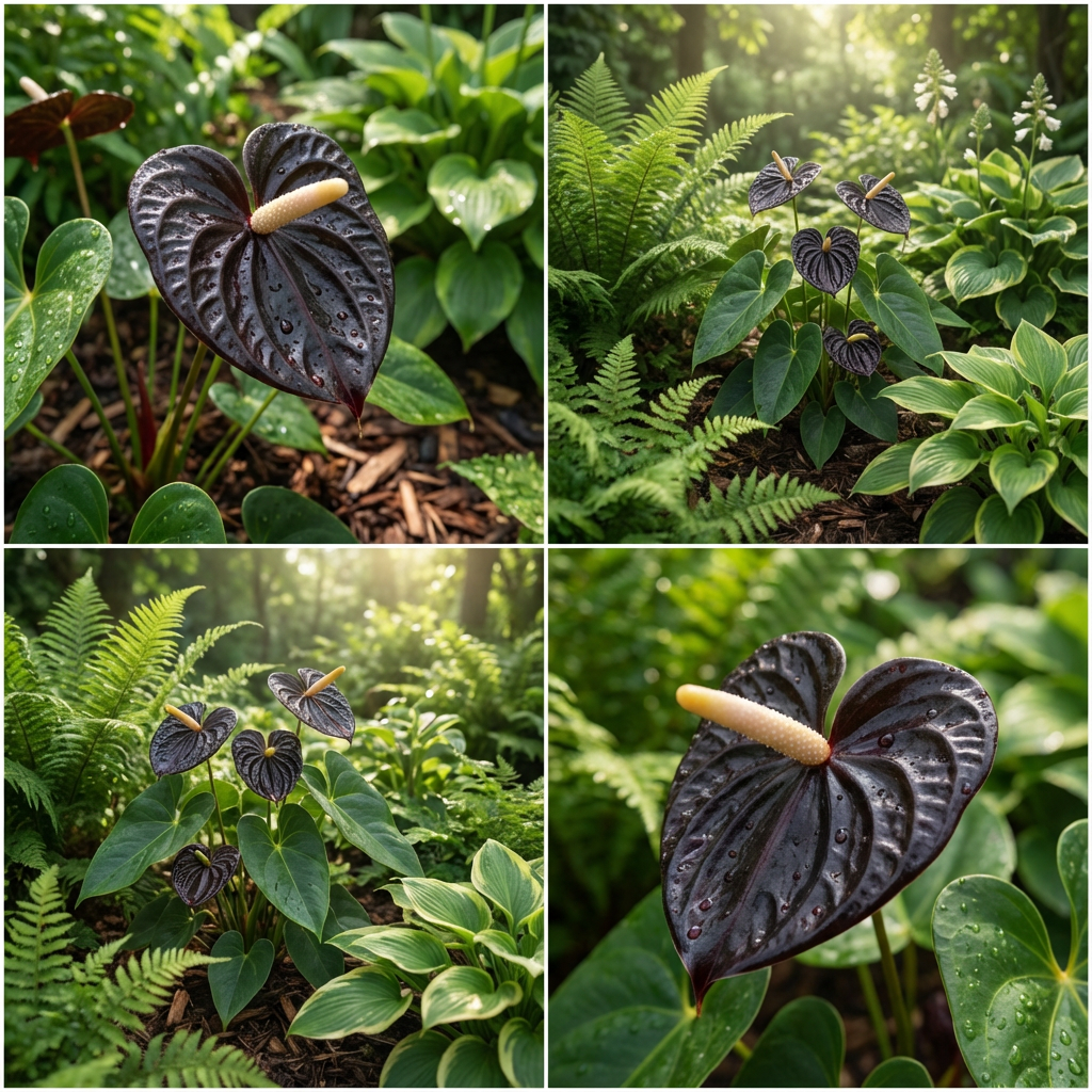 Schwarze Anthurium-Samen – Exotische Sorte für einfache Pflanzung – Pure  Asia Seeds