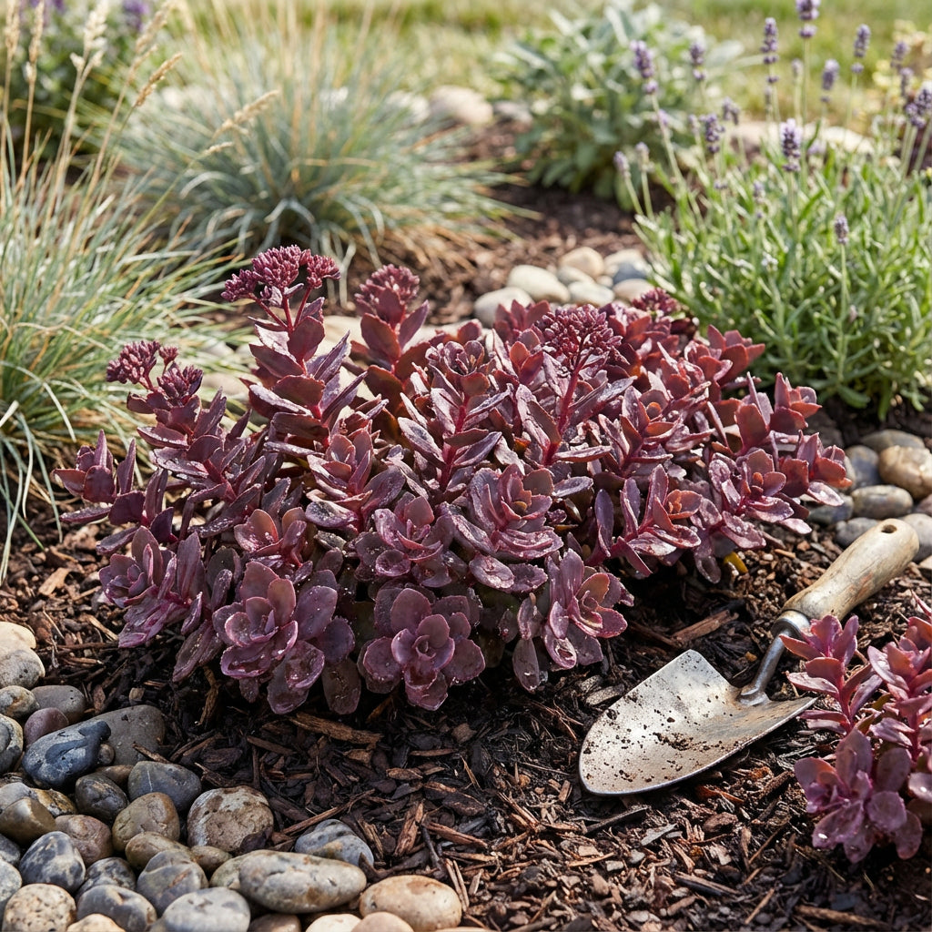 Sedum Succulent Burgundy Planting - Seeds for Hardy and Colorful Growth, Ideal for Unique