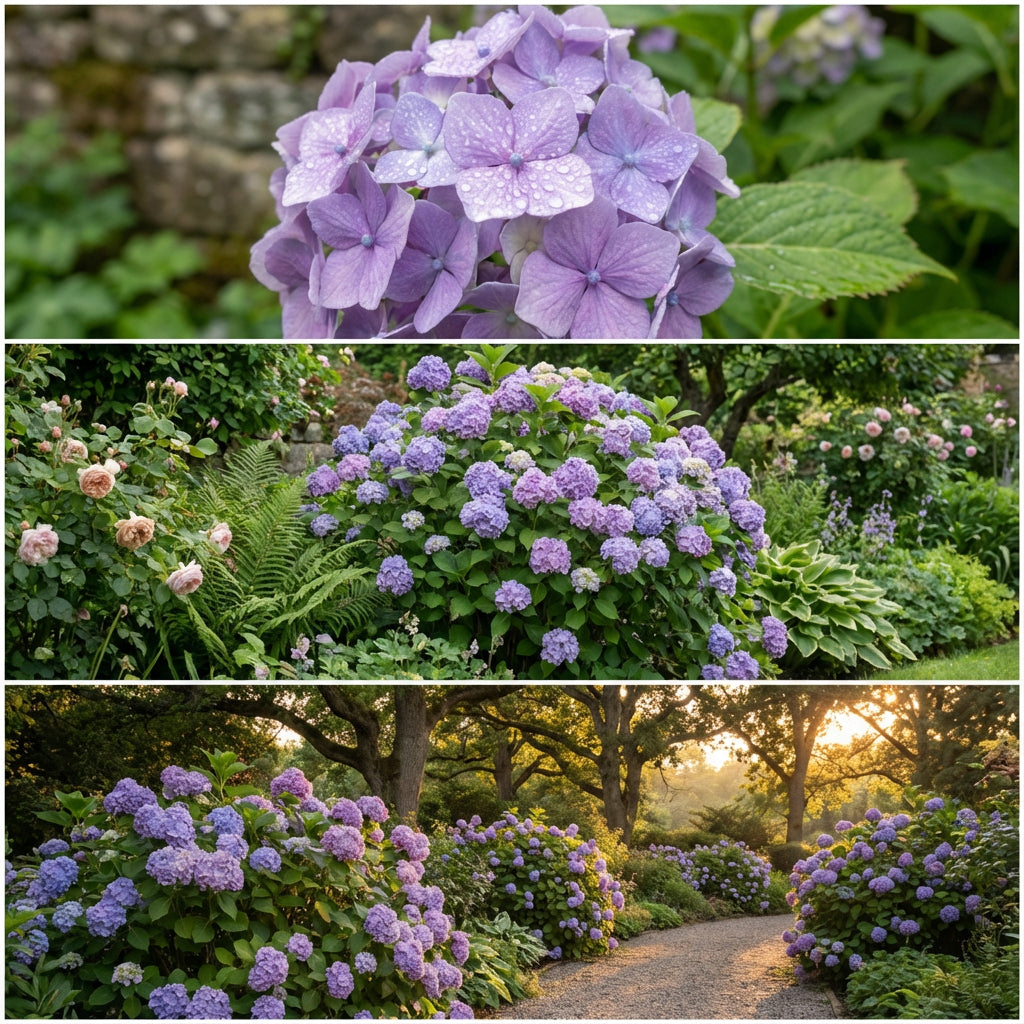 Lavender Hydrangea Flower Seeds for Planting - Perfect for Vibrant Gardens