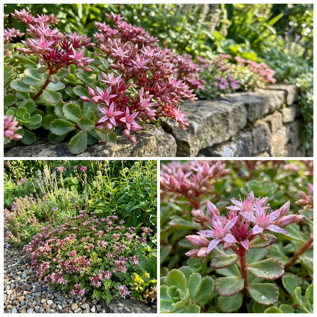 Sedum Spurium Flower Seeds for Planting Seeds for Hardy, Low-Maintenance Ground Cover and Vibrant Garden Blooms
