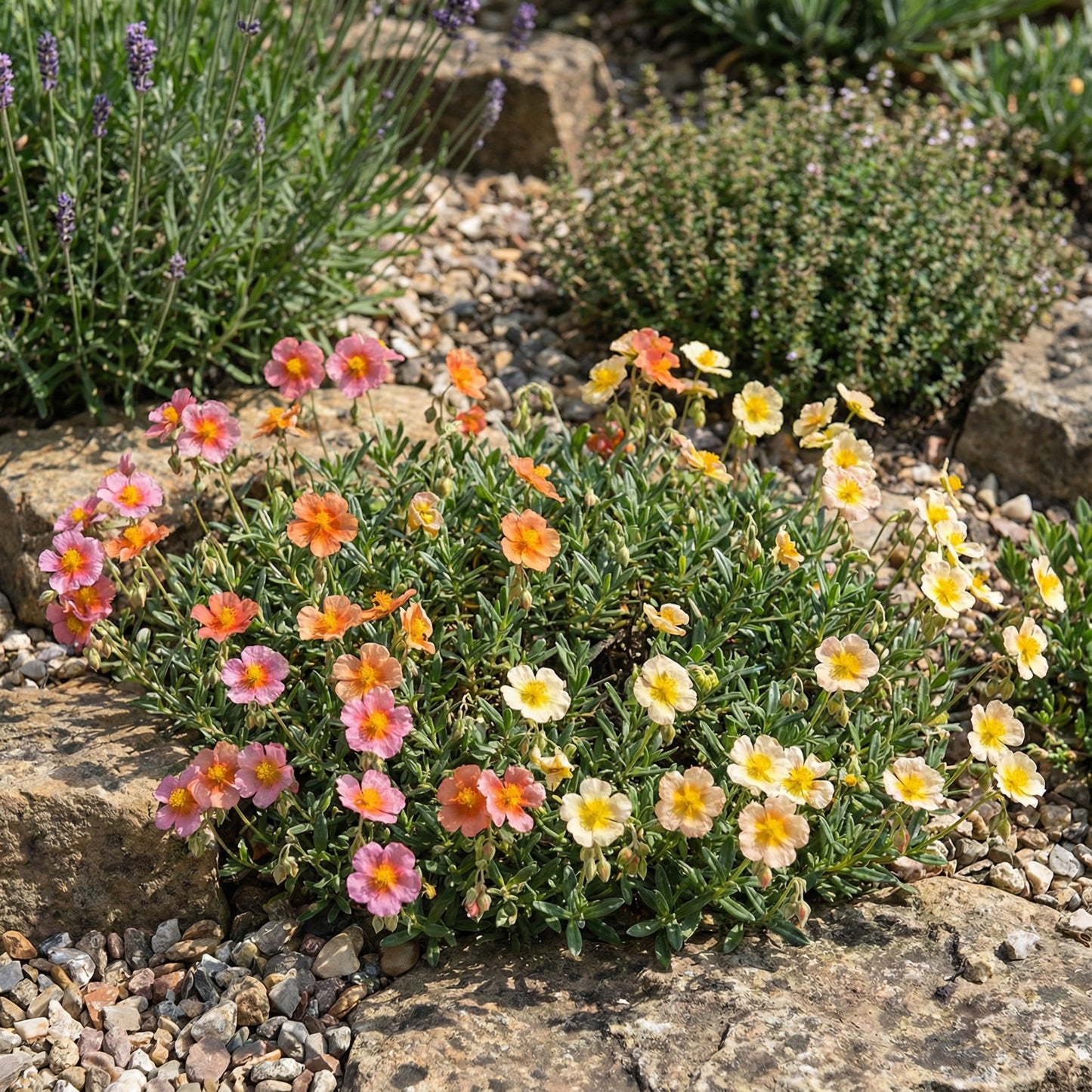 Mixed Helianthemum Mutabile Flower Planting Seeds Bright & Colorful Annuals for Your Garden