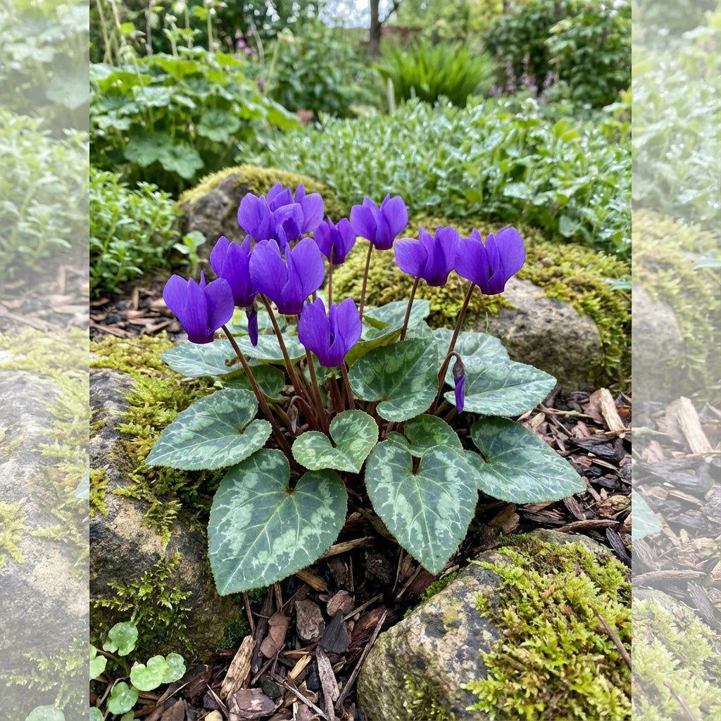 Cyclamen Blue Flower Seeds for Planting - Stunning Perennial Blooms