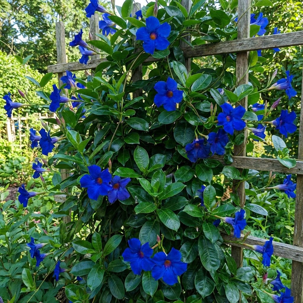 Blue Climbing Vine Seeds - Mandevilla Sanderi for Planting