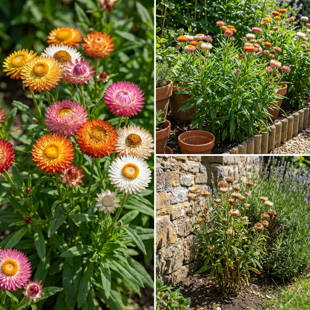 Strawflower Seeds for Planting - Mixed Varieties for Dried Flowers