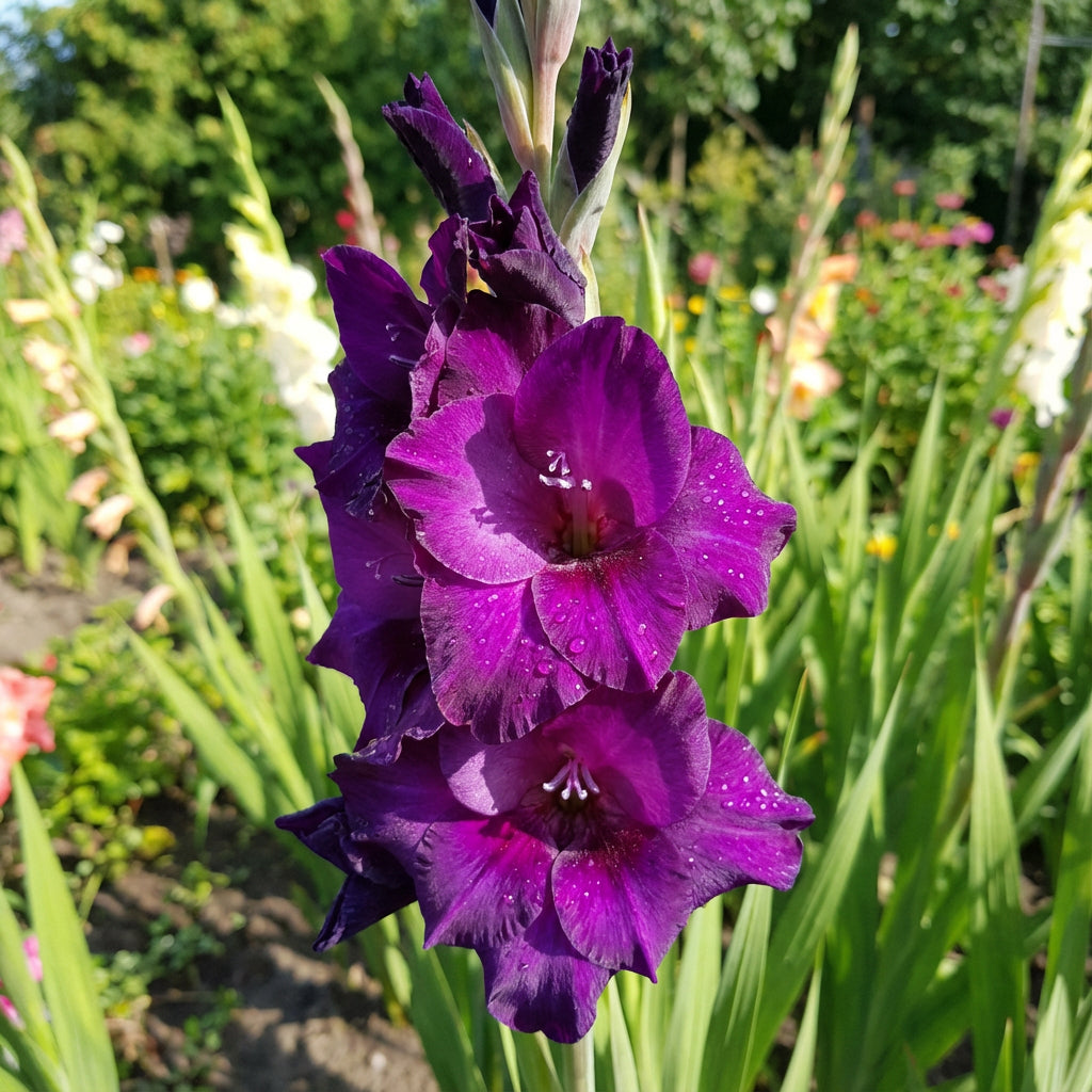 Gladiolen-Blumensamen zum Pflanzen in Lila
