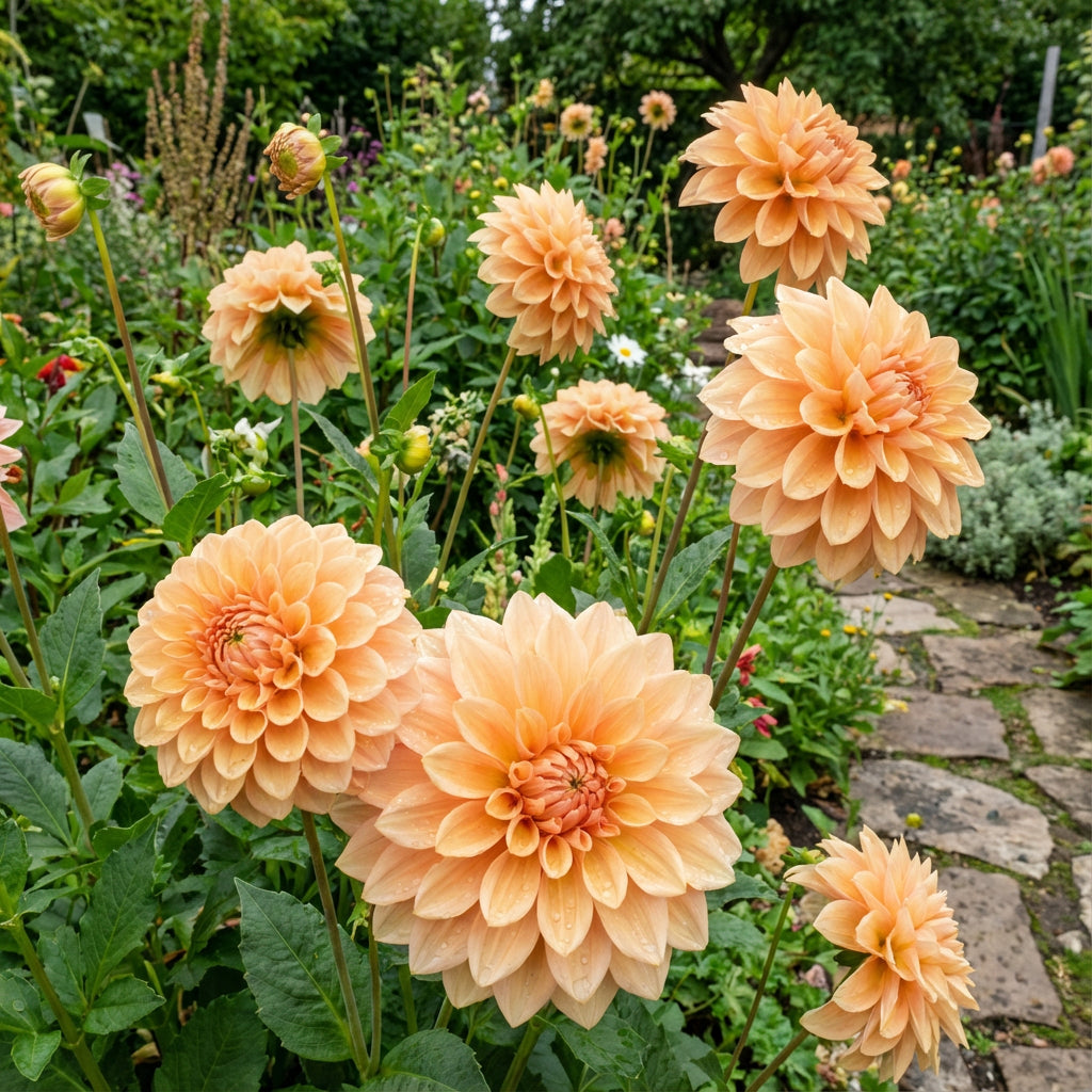 Semi di Dalia Arancione Chiaro: Perfetti per una Piantagione Colorata