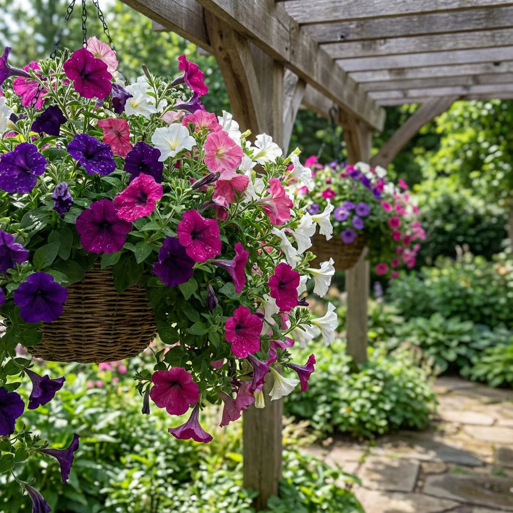 Graines de pétunia suspendu luxuriant pour plantation de jardin éclatante