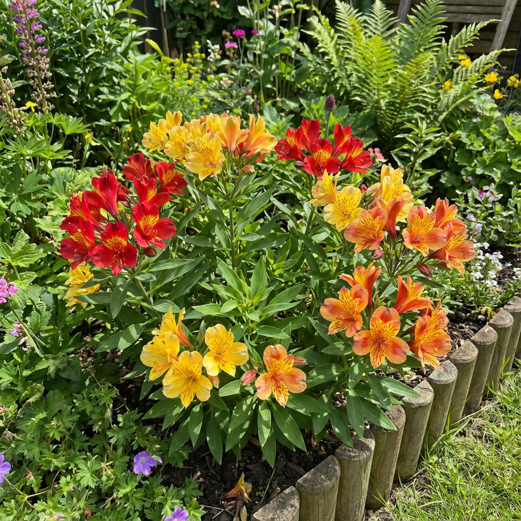 Red Yellow Alstroemeria Flower Seeds Planting