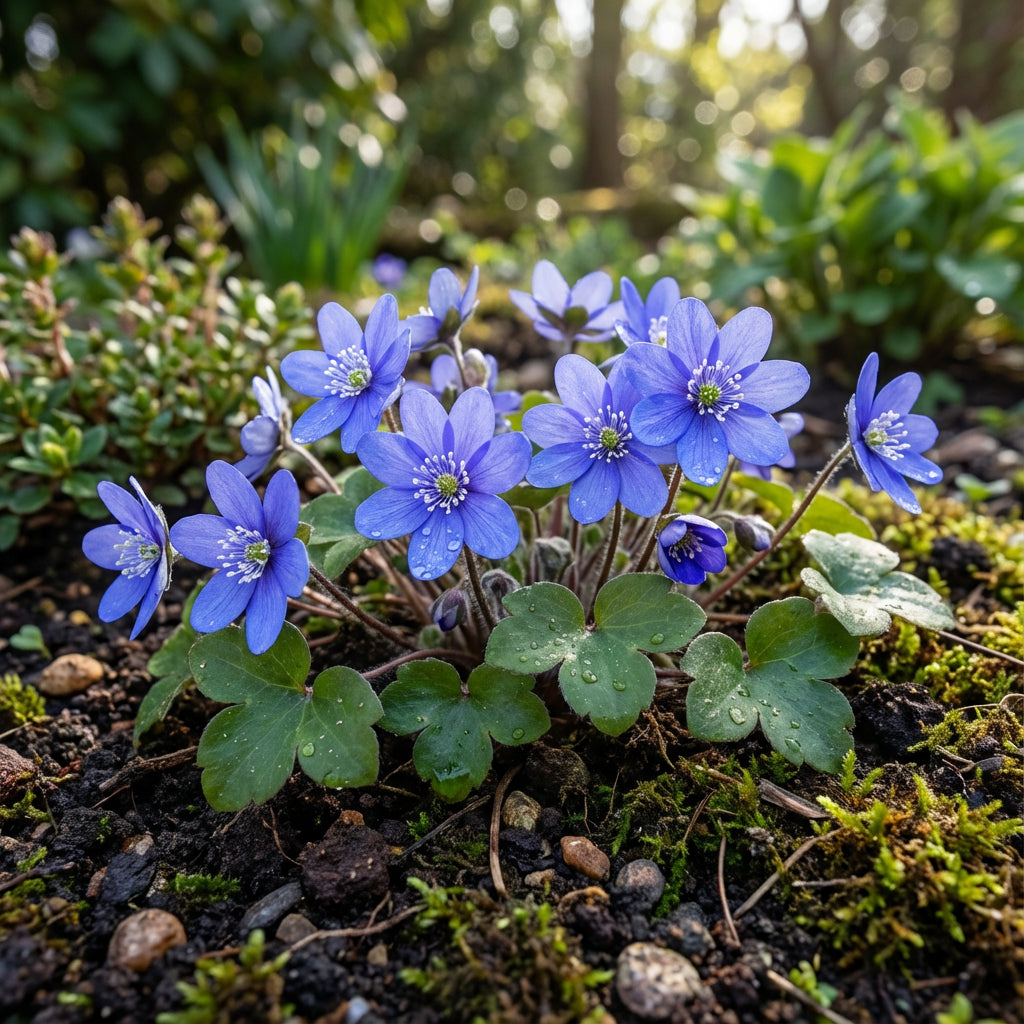 Hepatica Blue Flower Seeds for Planting - Premium Collection