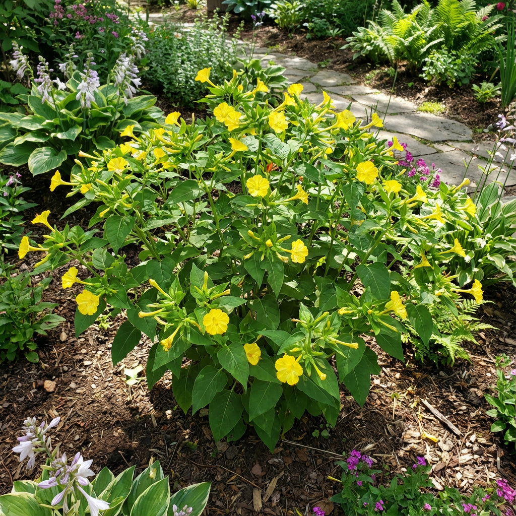 Graines de fleur de Mirabilis jaune pour plantation éclatante