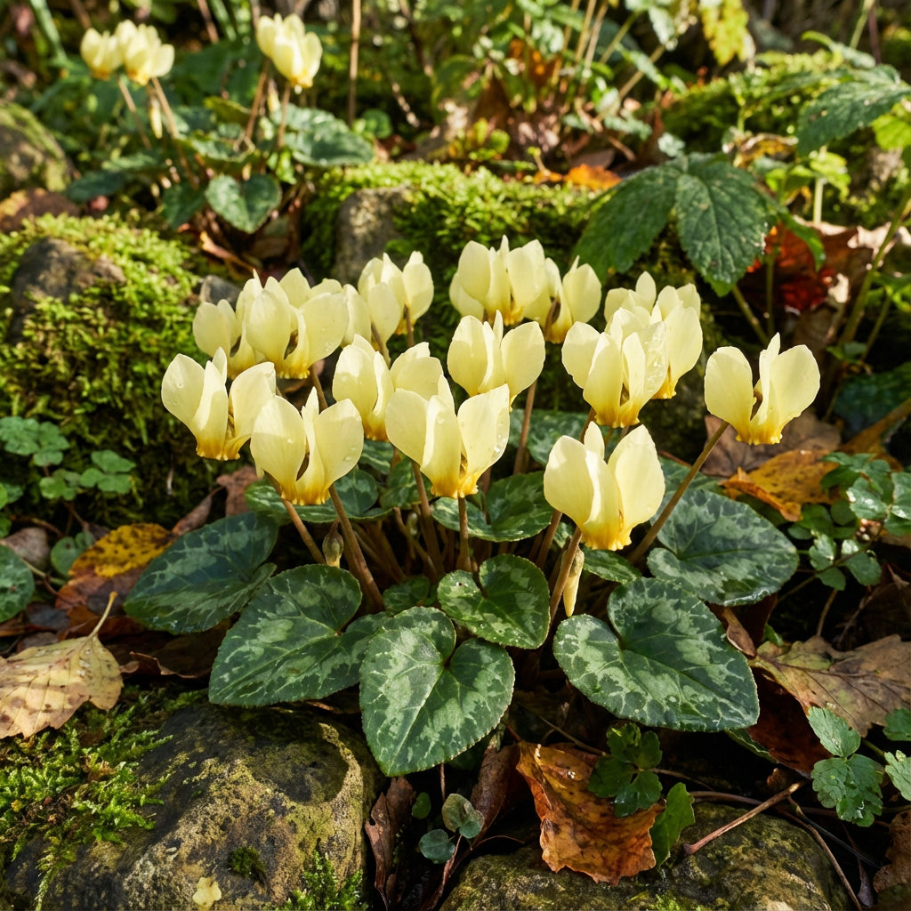 Light Yellow Cyclamen Flower Seeds for Planting