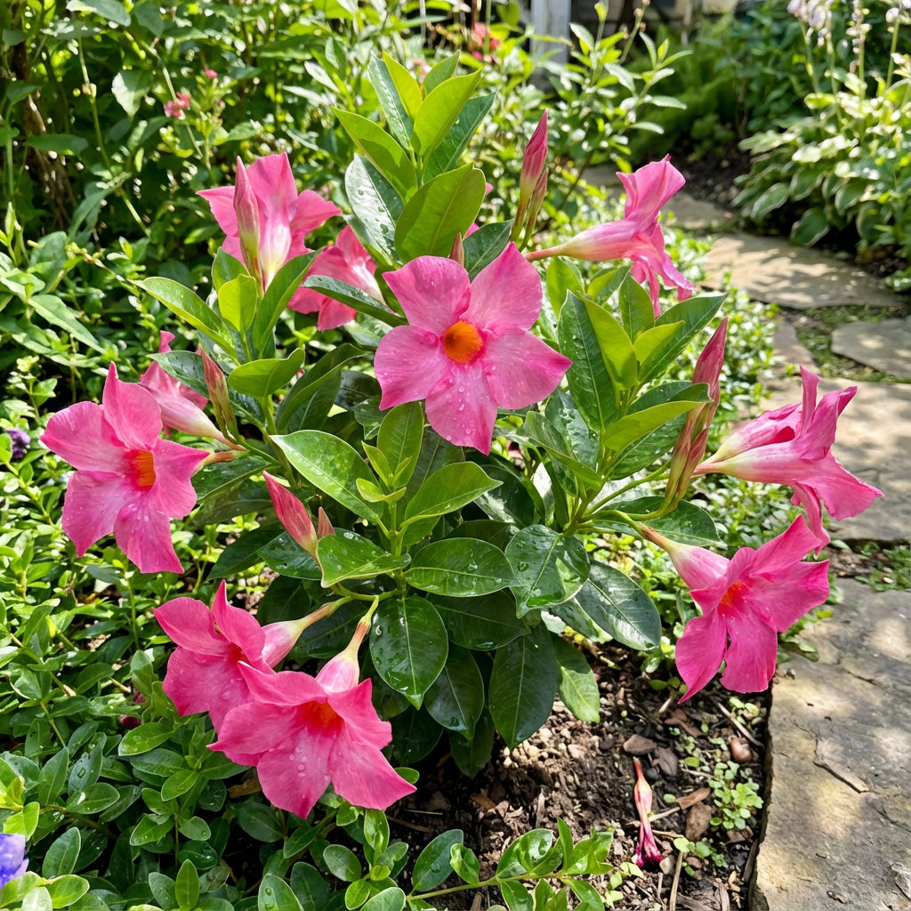 Sanderi Dipladenia Flower Seeds for planting