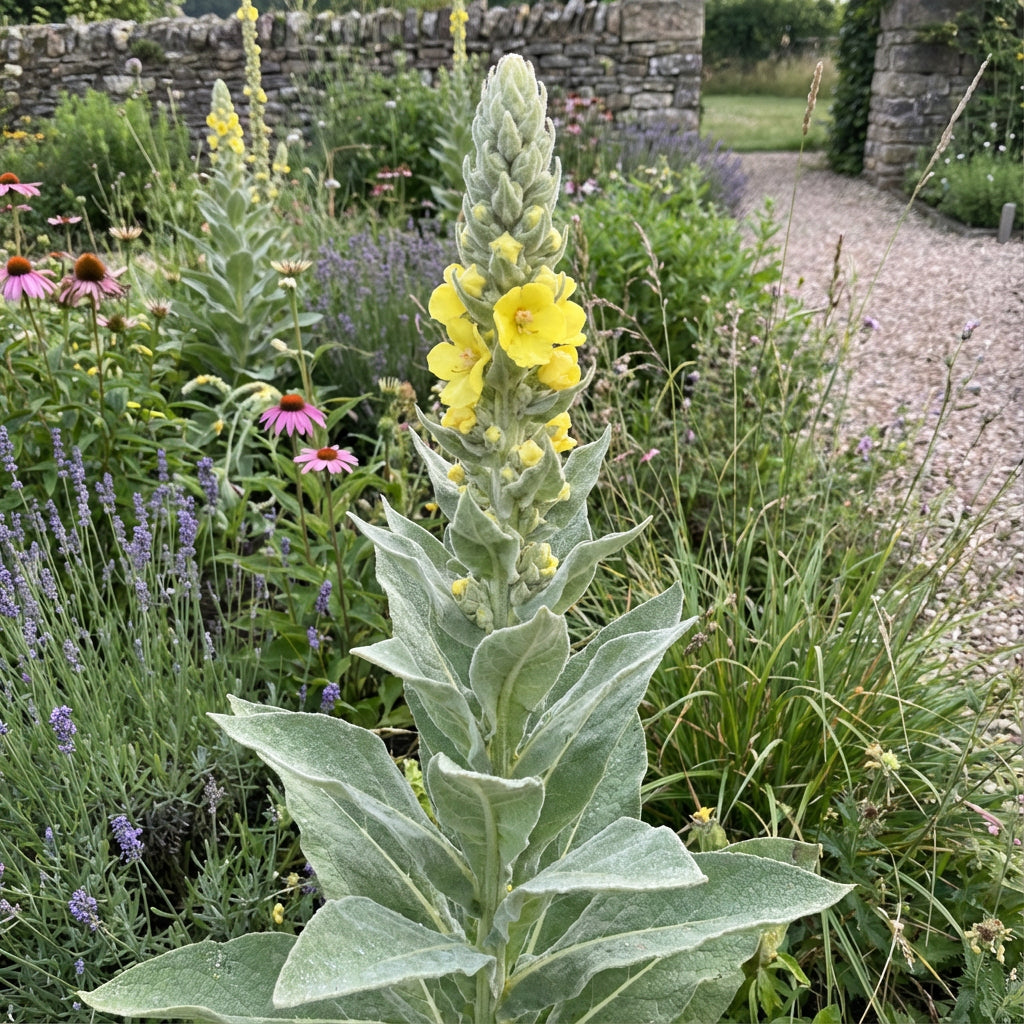 Verbascum Thapsus (Great Mullein) Plant Seeds for Vibrant Flowering and Gardening Enthusiasts
