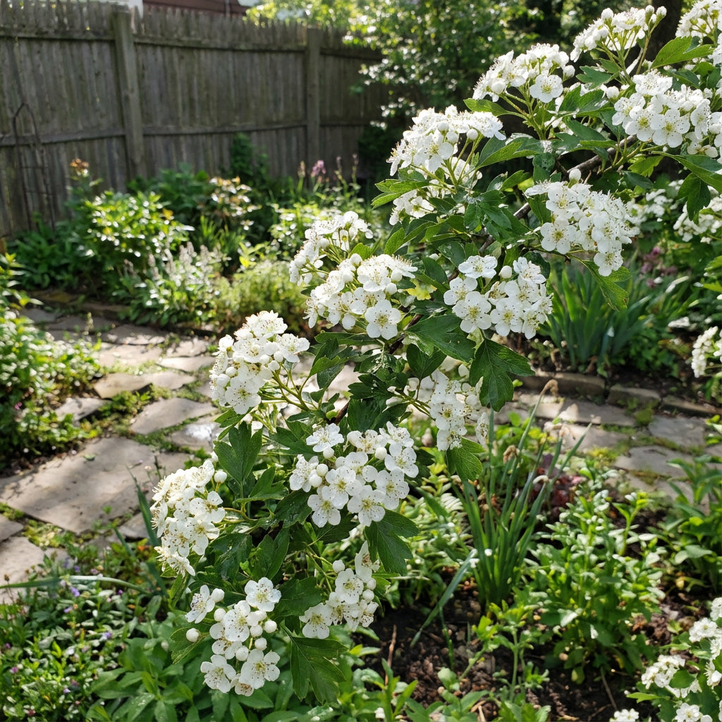 White Crataegus Flower Seeds for planting